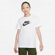 Футболка Nike G NSW TEE FUTURA SS BOY FD0928-100 р.S белый
