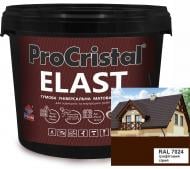 Краска резиновая акриловая ProCristal Elast IP-140 мат Коричнево-шоколадный (RAL 8017) 12 кг
