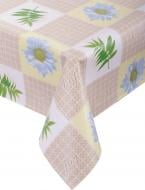 Скатерть Цветы 135x180 см бежевый Dariana