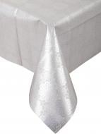 Скатерть Цветок 140x180 см серебристый Dariana