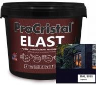 Краска резиновая акриловая ProCristal Elast IP-140 мат черный матовый 12 кг