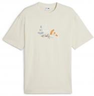 Футболка Puma DOWNTOWN 180 GRAPHIC TEE 68029287 р.L бежевый