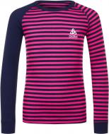 Футболка с длинным рукавом Odlo crew_neck_WARM_KIDS 10459-20388 р.128 синий