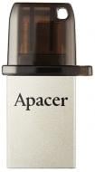 Флеш-память USB Apacer AH175 32 ГБ USB 2.0 / microUSB (OTG) black (AP32GAH175B-1)