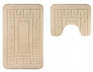 Набор ковриков Perfex Classic 2 шт. 60x100 см / 50x60 см Бежевый
