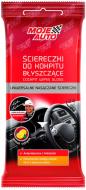 Вологі серветки Moje AUTO для чищення панелі приладів 07882 24 шт.