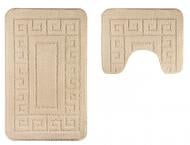 Набор ковриков Perfex Classic 2 шт. 50x80 см / 40x50 см бежевый