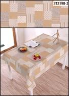 Скатерть Печворк 110x137 см бежевый с серым Даріана