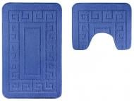 Набор ковриков Perfex Classic 2 шт. 50x80 см / 40x50 см синий