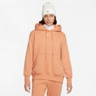 Джемпер Nike W NSW PHNX FLC OS PO HOODIE DQ5860-225 р.L коричневый