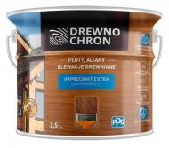Пропитка Drewnochron Impregnat Extra дуб темный полумат 2,5 л