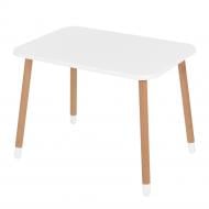Стіл дитячий ArinWOOD Happy Білий 700х500х520 мм 04-700W білий