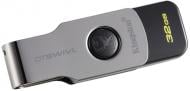 Флеш-пам'ять USB Kingston DT SWIVL 32 ГБ USB 3.1 black/silver (DTSWIVL/32GB)