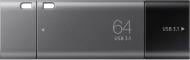 Флешпам'ять USB Samsung Duo Plus 64 ГБ USB 3.1 USB Type-C black/silver (MUF-64DB/APC)