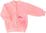 Кофта для девочки GABBI Кошечки р.62 персиковый KF-06-18