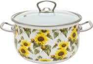 Кастрюля с крышкой Infinity ED 1181 16 см / 2.1 л Подсолнечник (6510164)