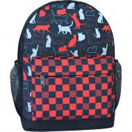 Рюкзак молодіжний Bagland Cell and cats red 17 л 533664/1365