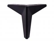 Меблева ніжка DC кутова фiгурна h-150 мм чорна