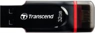 Флеш-память USB Transcend JetFlash 340 32 ГБ USB 2.0 / microUSB (OTG) black (TS32GJF340)