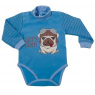 Боди для мальчика GABBI Гонки р.86 голубой BD-06-18