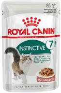 Корм влажный для взрослых кошек Royal Canin Instinctive 7+ в соусе мясо, злаки 85 г