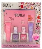 Набір дитячої декоративної косметики CREATE IT! сумочкою 2 лаки для нігтів і 2 блиски для губ, 84532