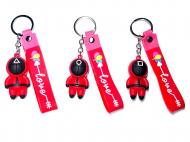 Брелок для ключів Гра в кальмара великий в асортименті Брелок для ключів Гра в кальмара великий в асортименті