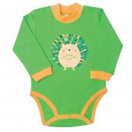 Боди для мальчика GABBI Зооленд р.68 зеленый с рисунком BD-03-2-18