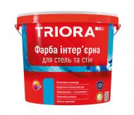 Фарба інтер'єрна латексна водоемульсійна Triora для стель та стін мат Білий 3,5 кг