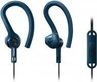 Гарнітура Philips ActionFit SHQ1405BL/00 Mic blue-grey (SHQ1405BL/00)