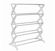 Стійка для зберігання взуття Shoe Rack 5 полиць Білий (258532)