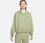 Джемпер Nike W NSW JRSY OS PO HOODIE DM6417-386 р.S зелений