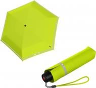 Парасолька Knirps механічна складна Rookie Lime Reflective жовтий