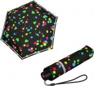 Зонт Knirps механический складной Rookie Bubble Bust Reflective черный