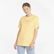 Футболка Puma Downtown Relaxed Graphic Tee 53357941 р.XS белый