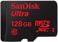 Карта памяти SanDisk microSDXC 128GB + SD adapter (SDSQUNC-128G-GN6MA)