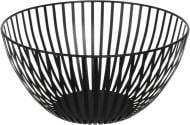 Корзинка для фруктов Flamberg Premium Noctis 25,5х12 см черный (DS19169BK)