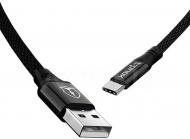 Кабель T-PHOX USB Type-C 1.2 м черный (T-C810 Black) Speed