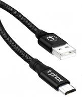 Кабель T-PHOX USB Type-A 1.2 м черный (T-M810 Black) Speed