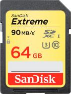 Карта памяти SanDisk SDXC Extreme 64GB (SDSDXNE-064G-GNCIN)