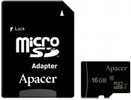 Карта памяти Apacer microSDHC 16 ГБ UHS Speed Class 1 (U1)Class 10 (AP16GMCSH10U6-R) AP16GMCSH10U6-R