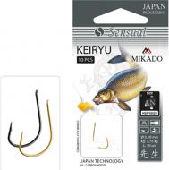 Крючок Mikado с поводком Sensual Keiryu жилка 0,16мм black nickel №10 10 шт. (HSP10029-10B-16)