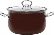 Кастрюля с крышкой Infinity SCE-P750 20 см / 3.7 л Brown (6667327)