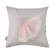 Подушка декоративная Балет 43x43 см серый IDEIA
