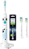 Набор Philips Sonicare For Kids электрическая зубная щетка детская HX3601/01 + насадки HX6062/87