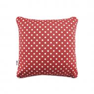 Подушка декоративная Горох 43x43 см красный IDEIA