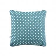 Подушка декоративная Горох 43x43 см морская волна IDEIA