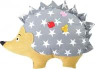 Подушка игрушка Ежик 38x57 см желтый IDEIA