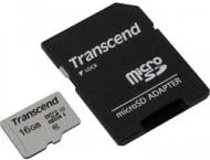 Карта пам'яті Transcend microSDHC 16 ГБ UHS Speed Class 1 (U1)Class 10 (TS16GUSD300S-A)