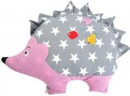 Подушка игрушка Ежик 38x57 см розовый IDEIA